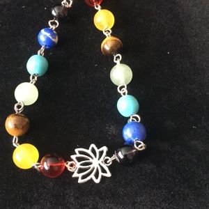 Stylish charm anklet - 10 inch